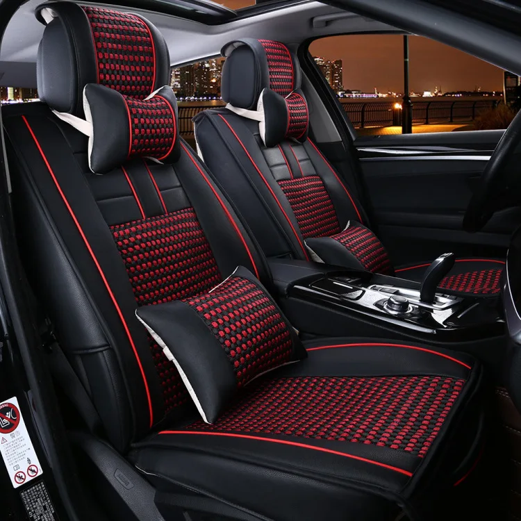 Чехлы для автомобильных сидений из искусственной кожи Комплект подушек Ferrari GMC