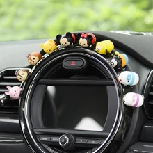 10 шт./компл. автомобилей 3d стильная футболка с изображением персонажей видеоигр безделушка украшения для BMW MINI Cooper S JCW F54 F55 F56 F57 F60 приборной панели автомобиля аксессуары для интерьера