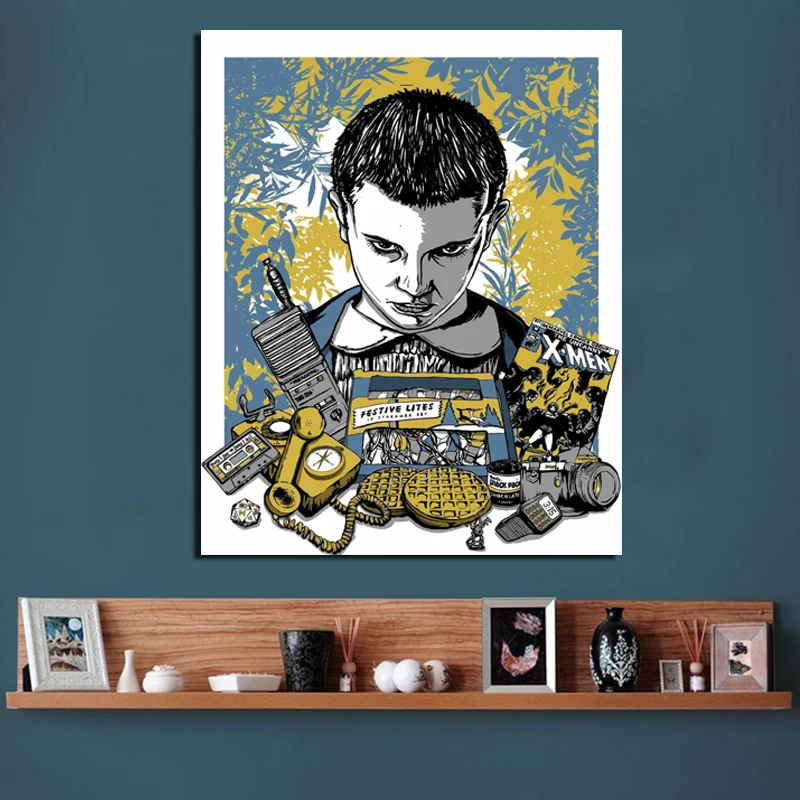 

Stranger Things Artwork U.S. Drama Canvas Painting Print Living Room Home Decoration Modern Wall Art Oil Painting Poster Picture
