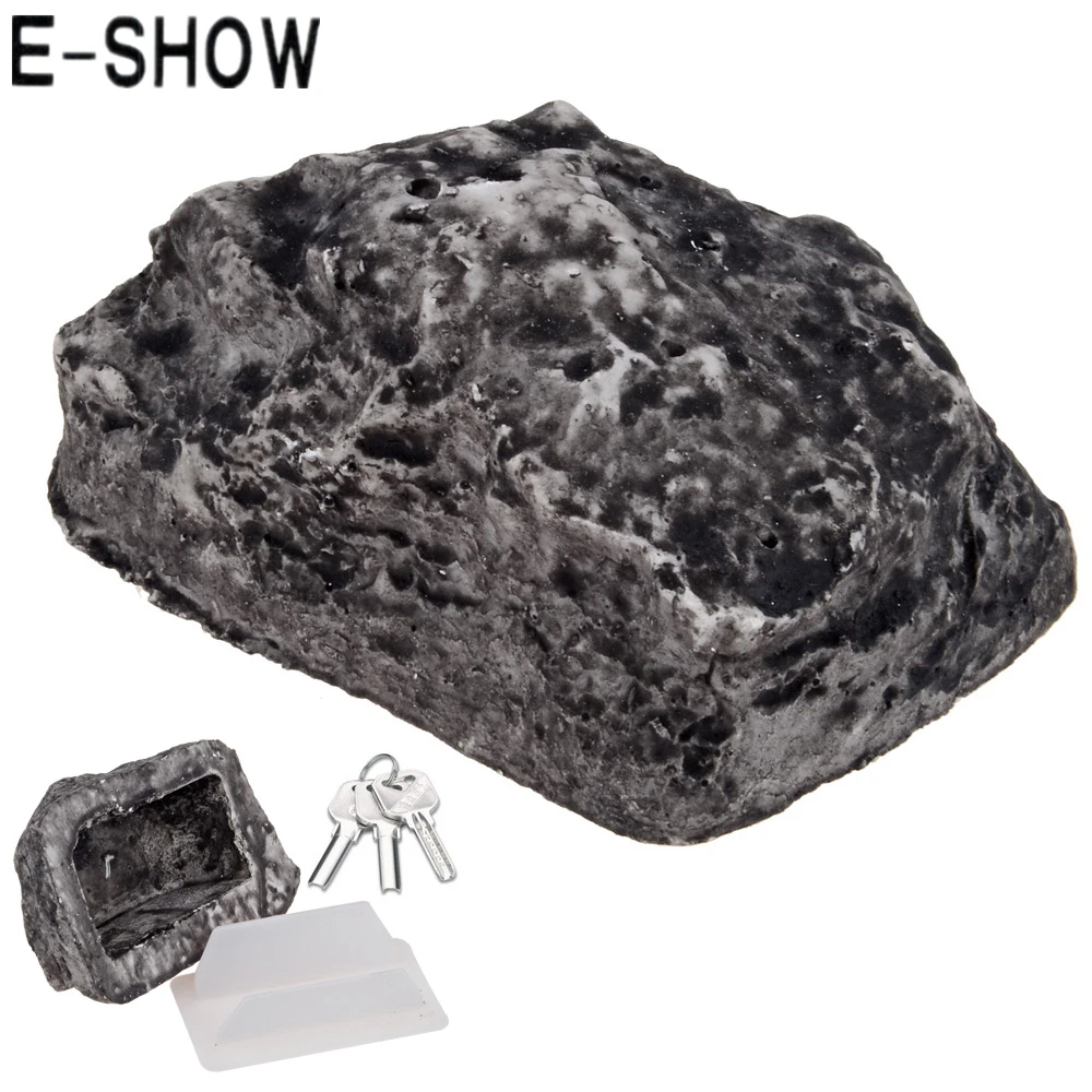 Image Creative Outdoor Muddy Mud Spare Key House Safe Hidden Hide Security Rock Stone Case Box