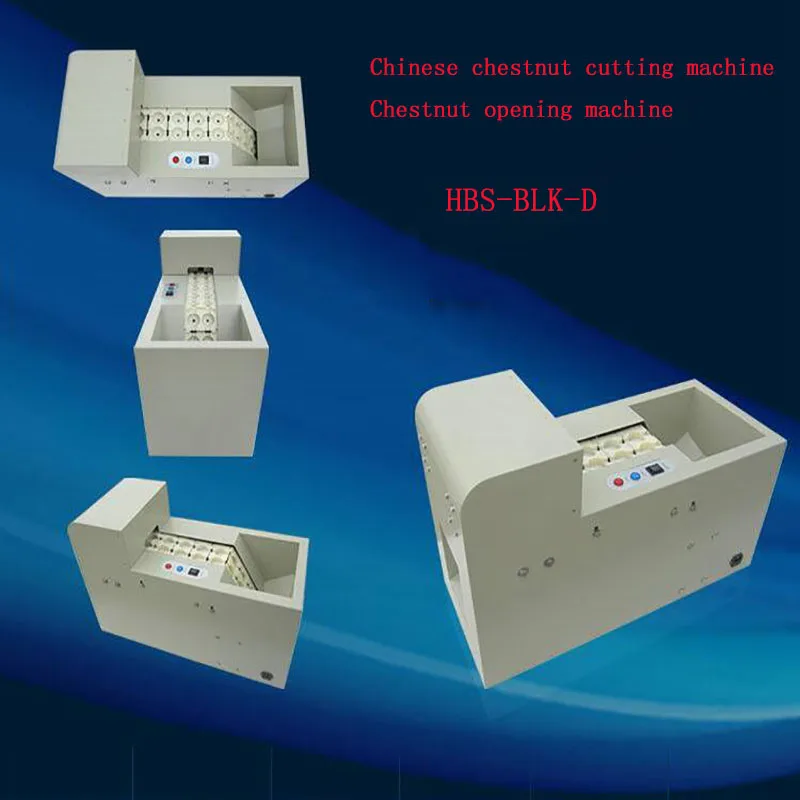Китайский каштан автомат для резки автоматическая каштан рот открытие машина для каштанов разрез HBS-BLK-D