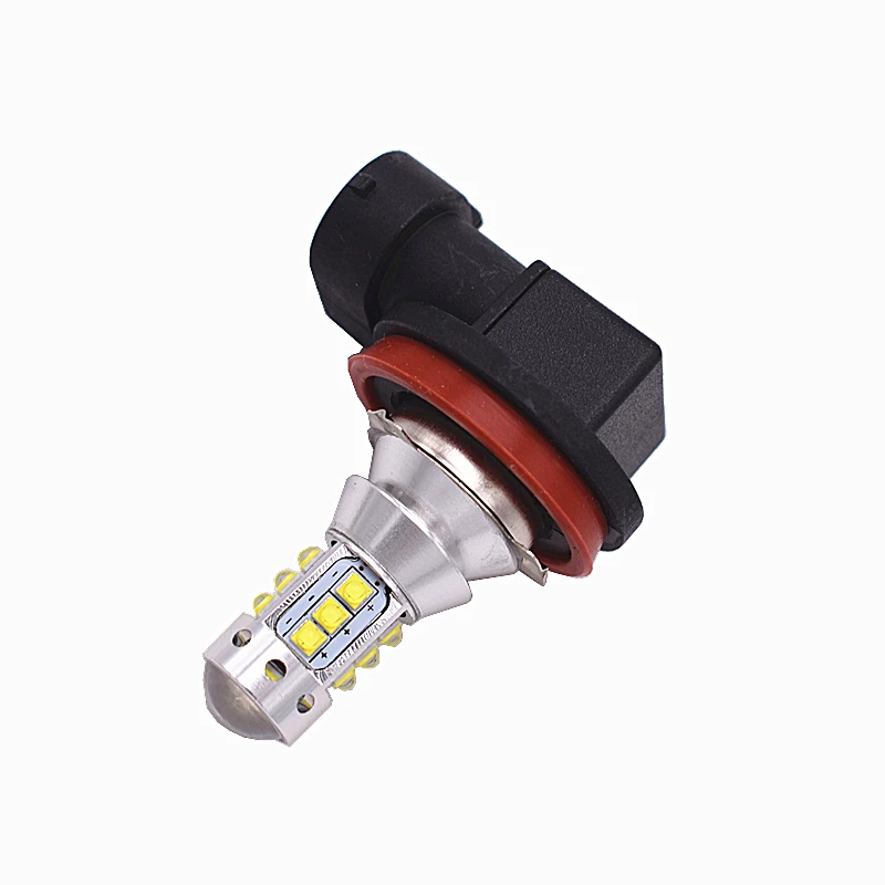 2PCS High Power H8 H11 XBD 16SMD 80W LED Bulbs Extremely Bright for DRL or Fog Lights Xenon White.01