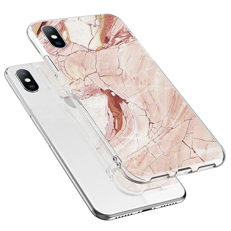 Lovebay marble, чехол для iPhone 5 5S SE для телефона 6, 6 S, 7, 8 Plus, XS Max, XR X, из мягкого ТПУ, ультратонкий, Griotte, модный чехол, чехол