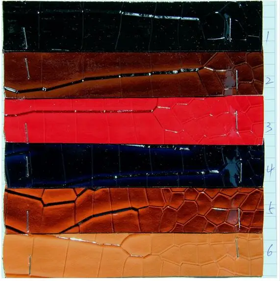 Faux DIY pu material de tela sintética, cocodrilo impreso pu deri, cuero sintético tela para muebles, 1210028