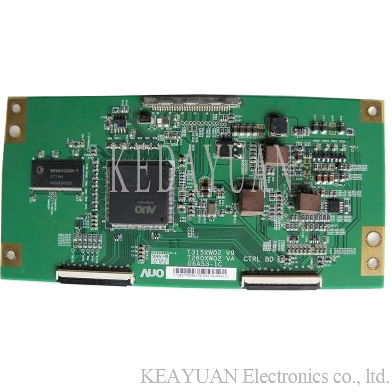 

free shipping 100% test work original for AUO T315XW02 V9 T260XW02 VA 06A53-1C Logic Board working
