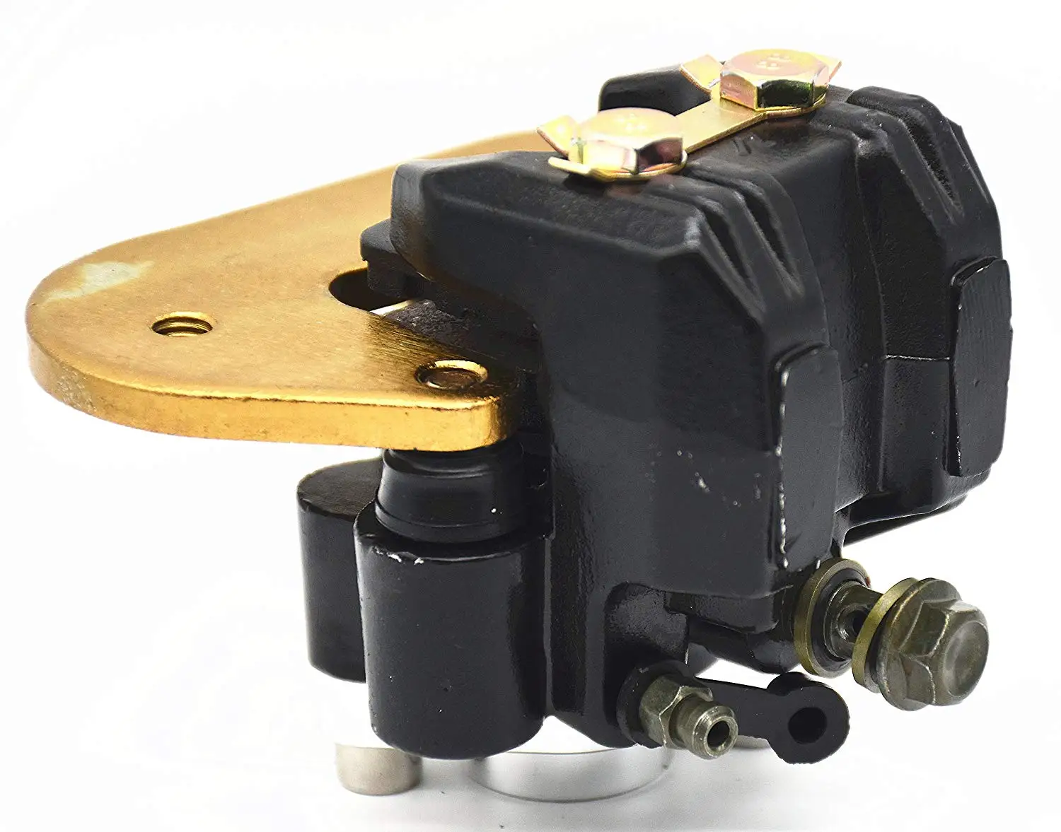 Motorcycle Rear Brake Caliper Universal Fits for Arctic Cat 400 DVX 2004 2008 with Pads