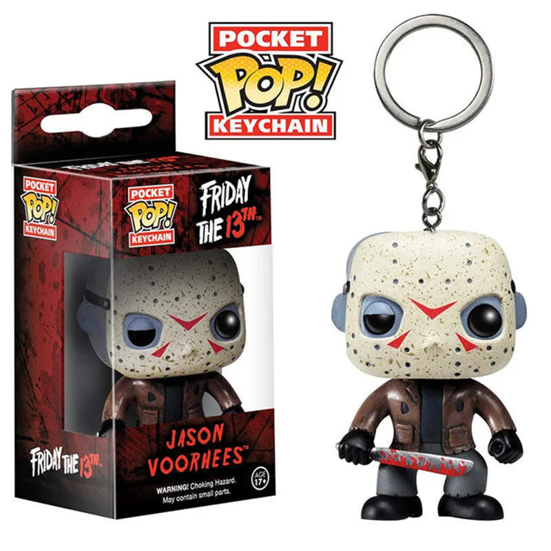

Funko Pop Pocket Friday the 13th Keychain Jason Voorhees Action Figure Toy
