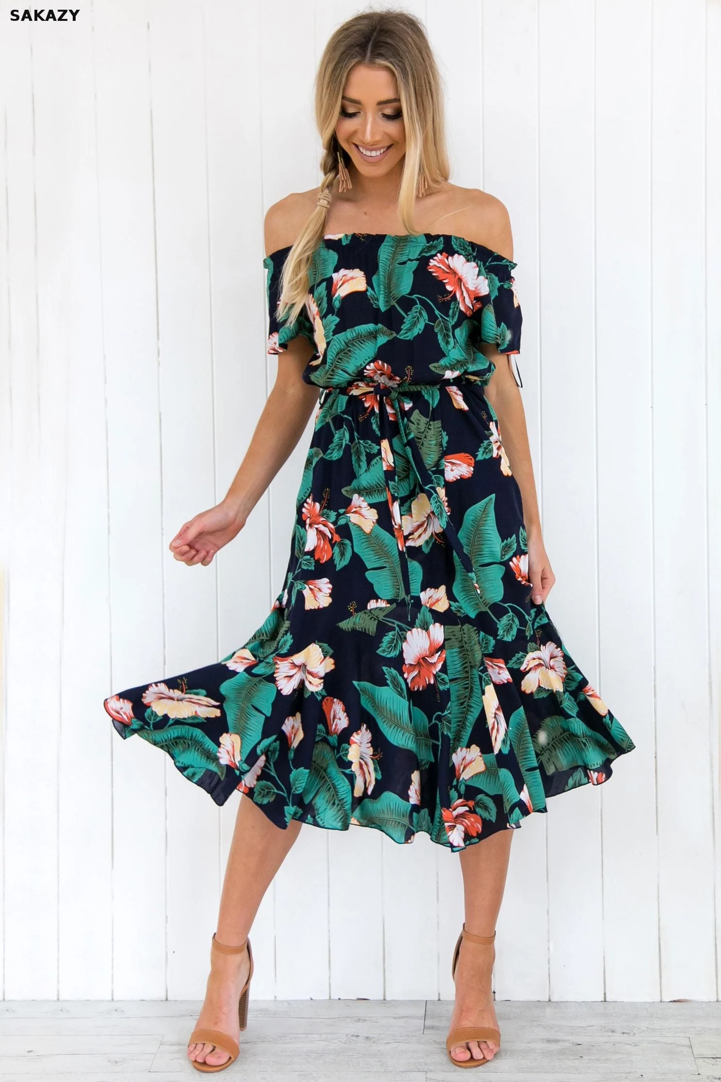 elegant tropical dresses