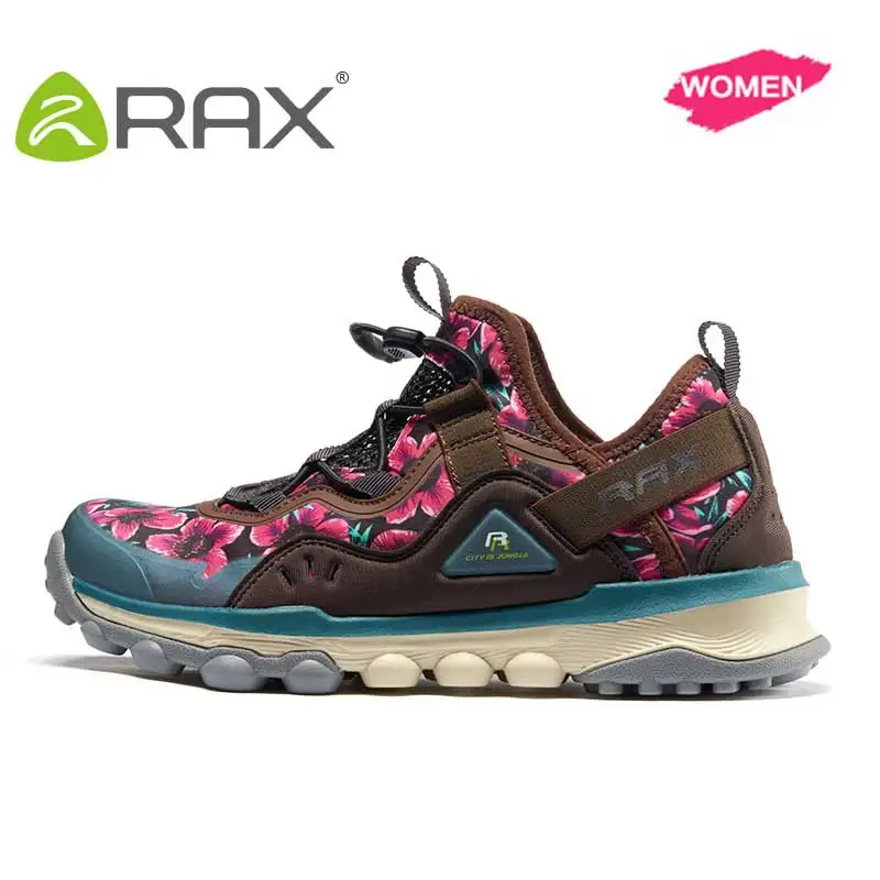 hongsehuahui women Rax Новое поступление мужская обувь для бега для женщин дышащие кроссовки для бега уличная спортивная обувь мужская спортивная обувь zapatillas hombre - Цвет: hongsehuahui women
