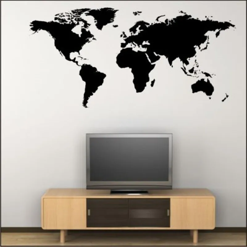 Mapa Del Mundo decoración pared vinilo grande atlas pegatina Mapa Del Mundo decoración pared vinilo grande atlas pegatina