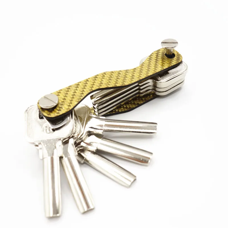 Buy Smart Compact Key Holder Keychain Carbon Fiber