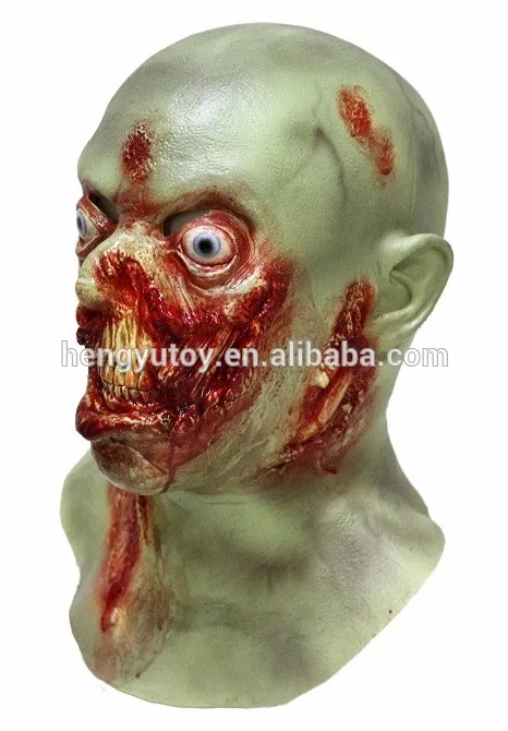 

Infected Adult Latex Mask Zombie Apocalypse Diseased Blood Horror Halloween new