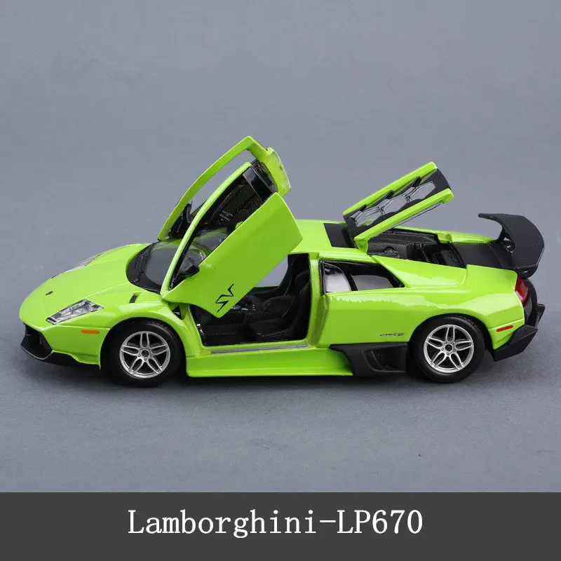 Bburago 1:24 Lamborghini Модель высокая имитация литья металла детская игрушка бойфренд подарок моделирование сплав автомобиль коллекция - Цвет: Lamborghini