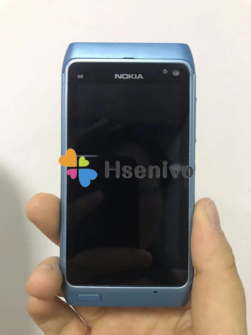 100% Оригинальные Nokia N8 Mobile телефон 3G Wi-Fi gps 12MP Камера 3,5 "сенсорный экран 16 ГБ память дешевого телефона Восстановленное Бесплатная доставка