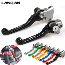 Levier de frein et d'embrayage, Pivot de haute qualité CNC pour SUZUKI RMZ 450 2005 – 2018, poignée de moto noire RMZ450