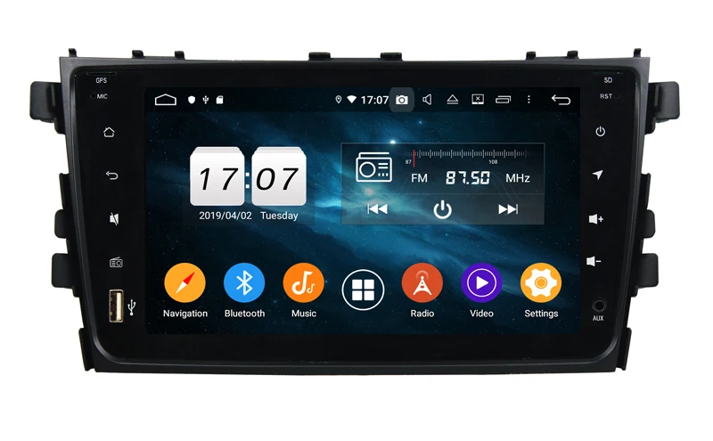 Clearance 8" HD touch screen octa core PX5 Android 9.0 car dvd player for suzuki Alto Celerio Cultus 2015 2016 gps navigation wifi USB 1