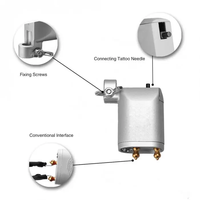 Поворотный лайнер для тату машины Shader электрическая машинка для татуажа поставка для художников легкие Профессиональные татуировки SMJ
