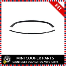 Nova marca abs plástico uv protegido mini estilo de raio preto cor da frente aparadores para mini cooper r55 r56 r57 r58 (2 pçs/set)