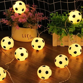 

10LED / 20Led Fairy Football Bulb Battery Operated String Light LED Decoration For Christmas Garland New Year