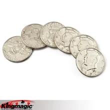 Монета Через бутылку Волшебные трюки Половина доллар Король обезьян, реквизит игрушечные лошадки электронной почты видео для вас