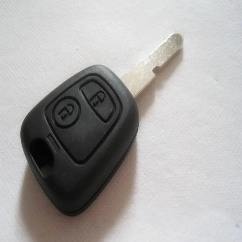 DAKATU 2 кнопки пустой удаленный Корпус ключа для Peugeot 406 407 408 607 Fob чехол с логотипом