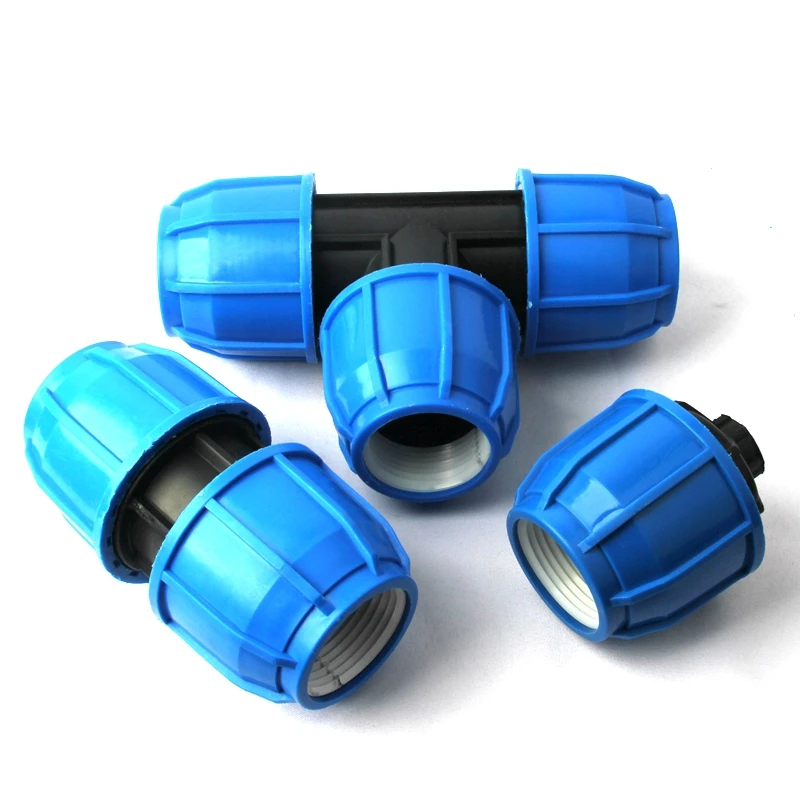 1pc 63mm PE Water Pipe Connectors Farm Agricultural Irrigation System Supply Tube Fittings Garden Quick Connector | Дом и сад