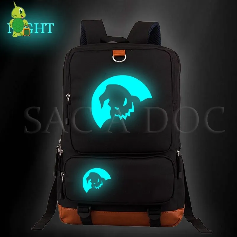 

The Nightmare Before Christmas Backpack School Bags for Teenagers College Student Women Men Laptop Backpack Large Travel Bags