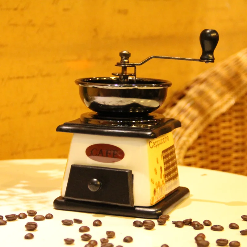 GXYAYYBB Классический Деревянный Мини светлый цвет классический, керамический шлифовальный заусенец высокого качества ручная кофемолка инструменты для кофе