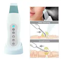 Ultrasonic Vibration Face Pore Cleaner Skin Scrubber Clean Blackhead Acne Removal Facial Cleaner Massager Exfoliating Machine