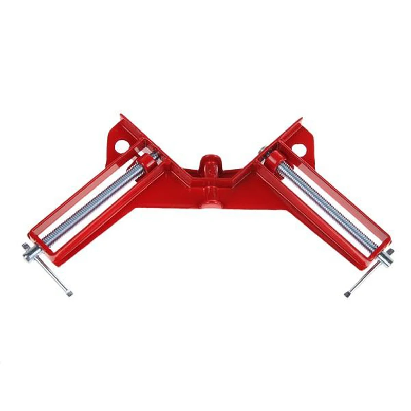 

90 Degree Right Angle Clamps For Woodworking Zinc Aluminum Metal Tool Holder Corner Clamp Red Quick-Clamp DIY Plier 100MM HW294