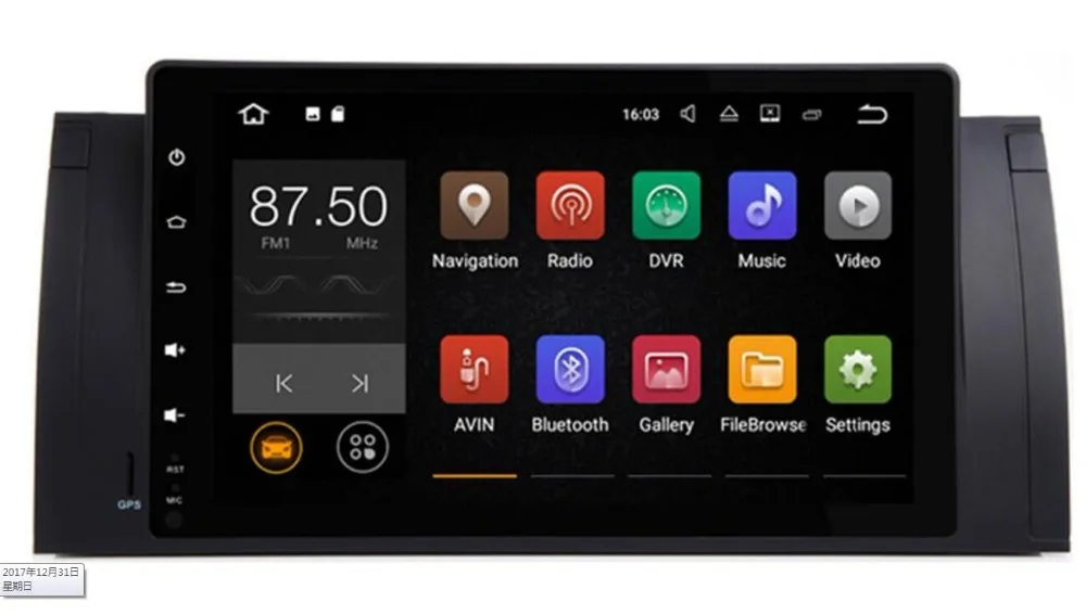 Flash Deal Android 9.0 Quad Core GPS Navigation 9" Car DVD Player for BMW E39 5 Series/M5 1997-2003 with BT/RDS/Radio/SWC/USB/SD/3G/WIF 0