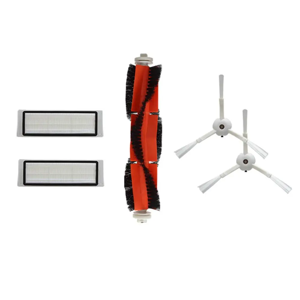 

Adoolla 1 Rolling Brush + 2 Filter Screen + 2 Side Brush for HEPA Floor Mopping Robot Sweeper Accessory