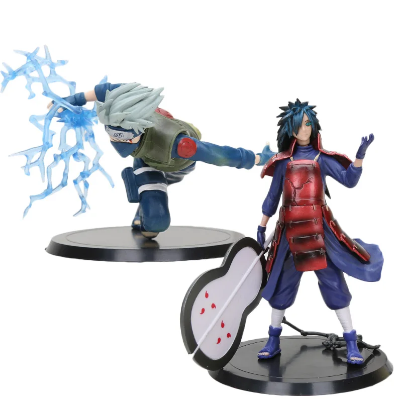 

13cm/16cm Naruto Shippuden Hatake Kakashi Uchiha Madara PVC Action Figure Collectible Model Toy