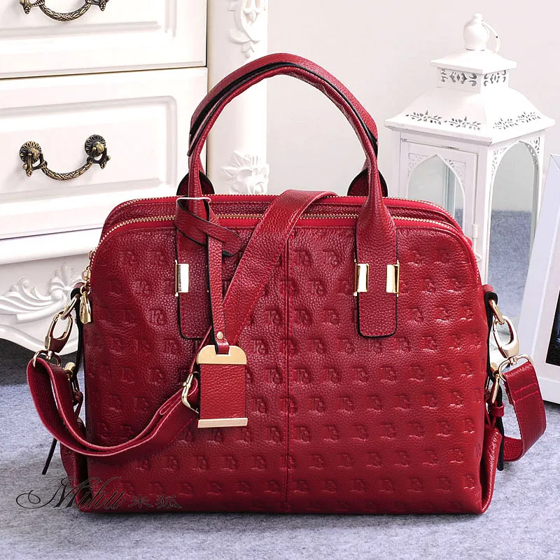 Genuine Leather font b handbag b font large capcity bag 2016 new font b handbag b