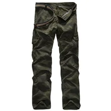 Новые модные мужские брюки карго высокого качества из чистого хлопка/мужские камуфляжные Молодежные Популярные свободные комбинезоны брюки