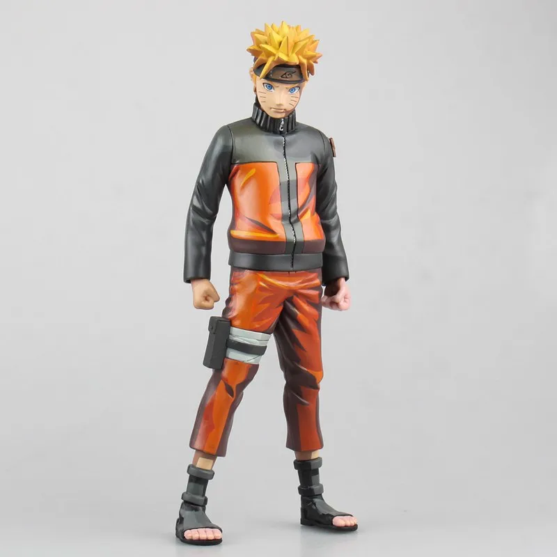 

HKXZM Anime Figure 25CM Naruto Uzumaki Naruto Cartoon Comic.ver PVC Figure Toys Dolls Collectible Model