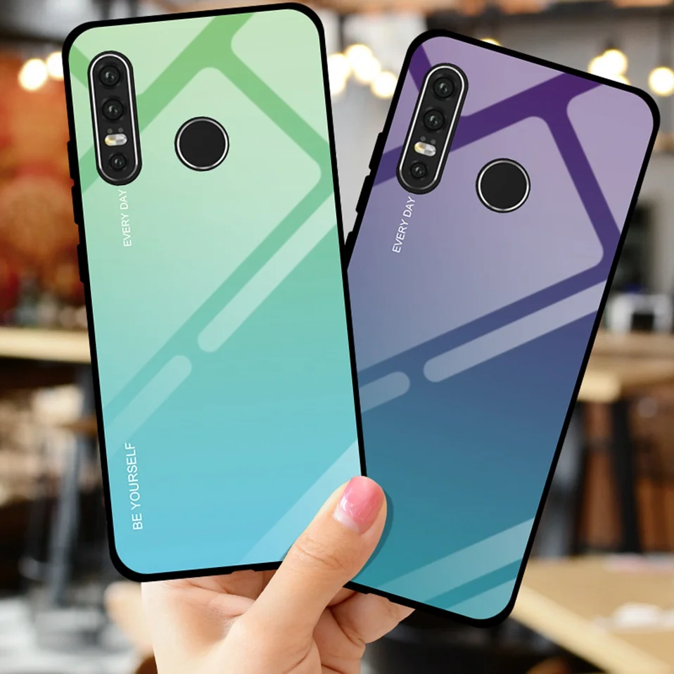 Glass Case For Huawei P30 P20 Mate 10 20 Lite Pro Cover Luxury Phone Case For Huawei P Smart Y9 2019 Nova 2i 3 3i 4 3e Coque     (5)