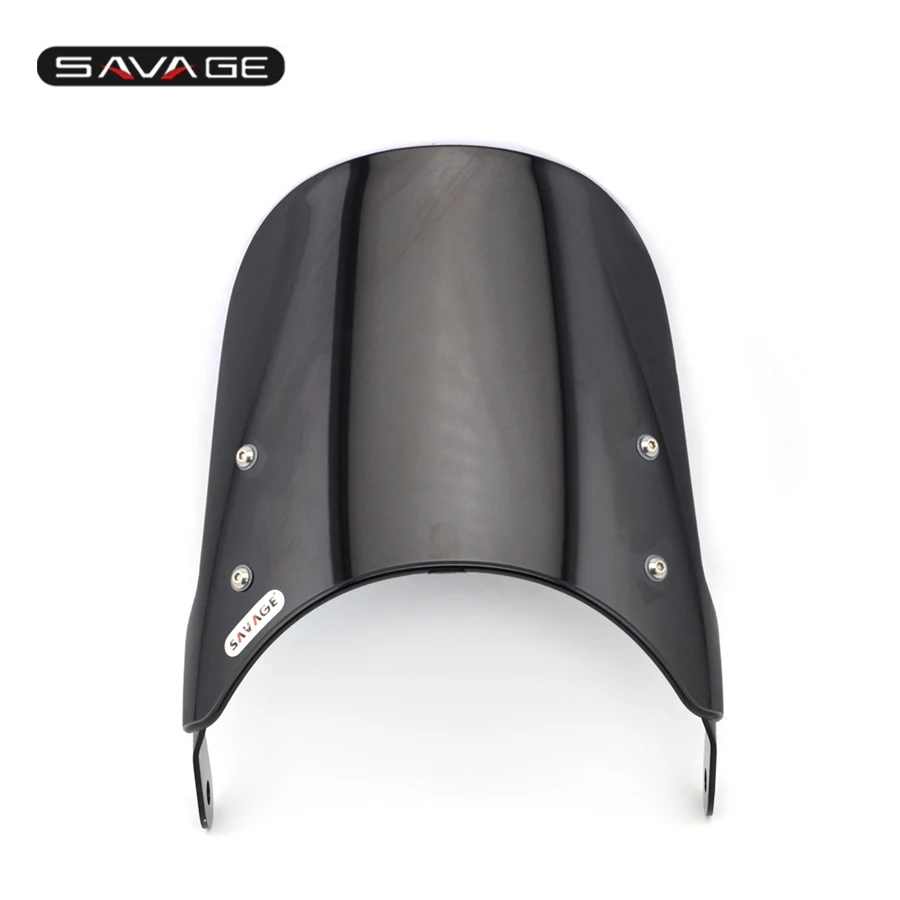 

Windshield Windscreen Pare-brise For Triumph Thruxton 900 2003-2015 Motorcycle Accessories Wind Deflector Spoiler Air Black