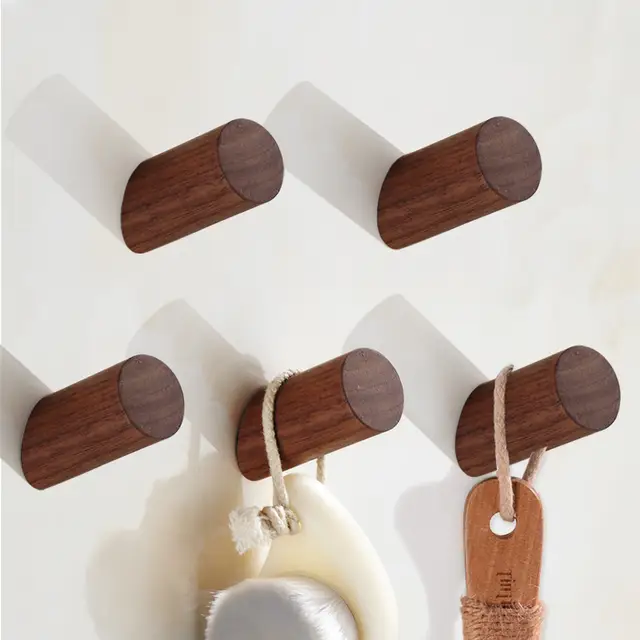 Online Robe Hooks Wall Mounted Wood Coat Rack Crafts Robe Hooks Wall Mounted Wood Coat