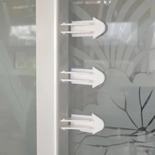 5 шт. замок на окно, на дверь Детская безопасность анти-зажимные крылья дети защита замки ящик шкаф для одежды детские замки безопасности