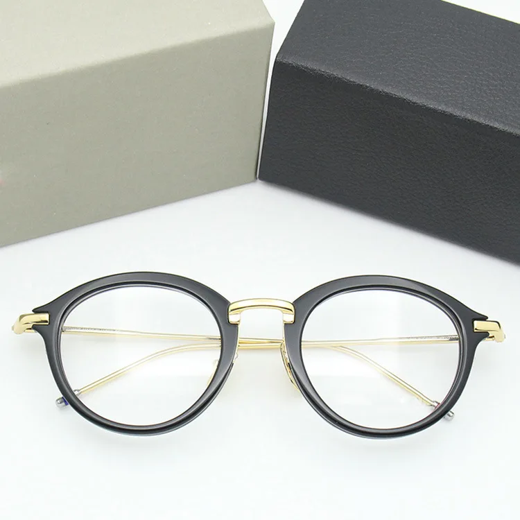Высокое качество Нью-Йорк TB011 мужские и женские винтажные очки по рецепту оправы очки для чтения с оригинальной коробкой