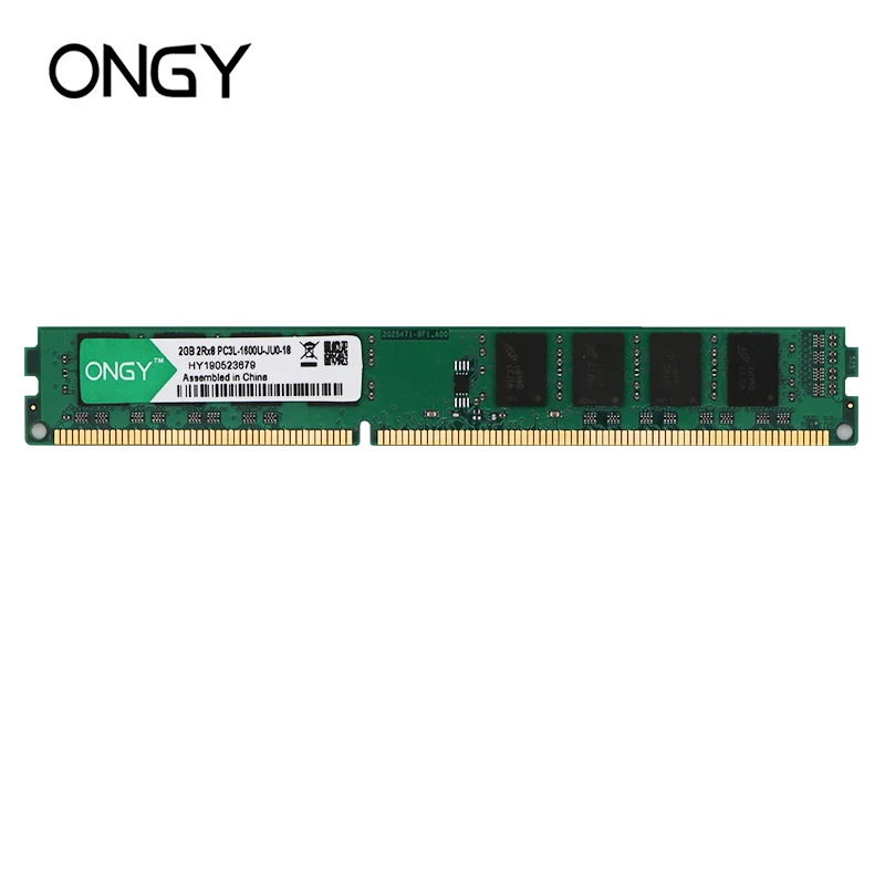 

ONGY Ram DDR3 2GB 1600MHz for Desktop Memory 240pin 1.5V New DIMM Computer Memoria Ram PC3L-1600U ddr 3 for Intel and AMD