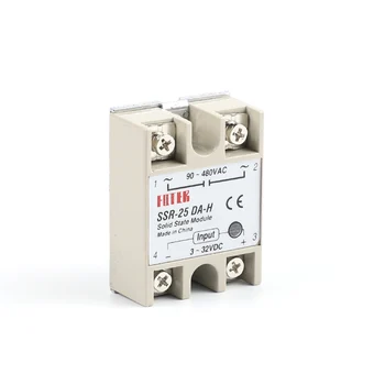 

solid state relay SSR-25DA-H 25A SSR 25DA H DC TO AC relay solid state Resistance Regulator