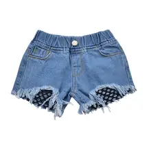 Новые летние подростковые шорты для девочек пляжные шорты для девочек, для настольного тенниса пляжные шорты с эластичной резинкой на талии для детей от 2 до 11 лет