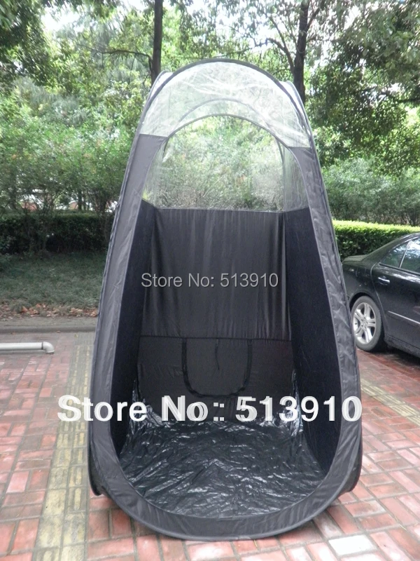 

Black/pink color Spray Tanning tent with PVC roof/top quality pop up spray tanning tent have direct factory accept OEM order