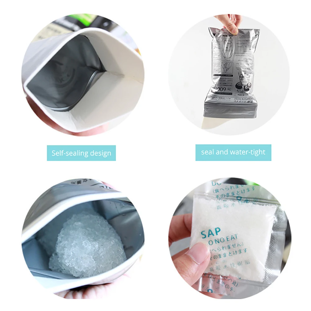 4PCS Car convenient mobile bathrooms 600ml Car Emergency Urine Bag Portable Camping Outdoor Child Adult Unisex Emergency Toilet