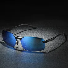 Модные солнцезащитные очки для женщин для мужчин поляризационные Nightglasses сплав спортивные Защита от солнца Очки для вождения зеркал