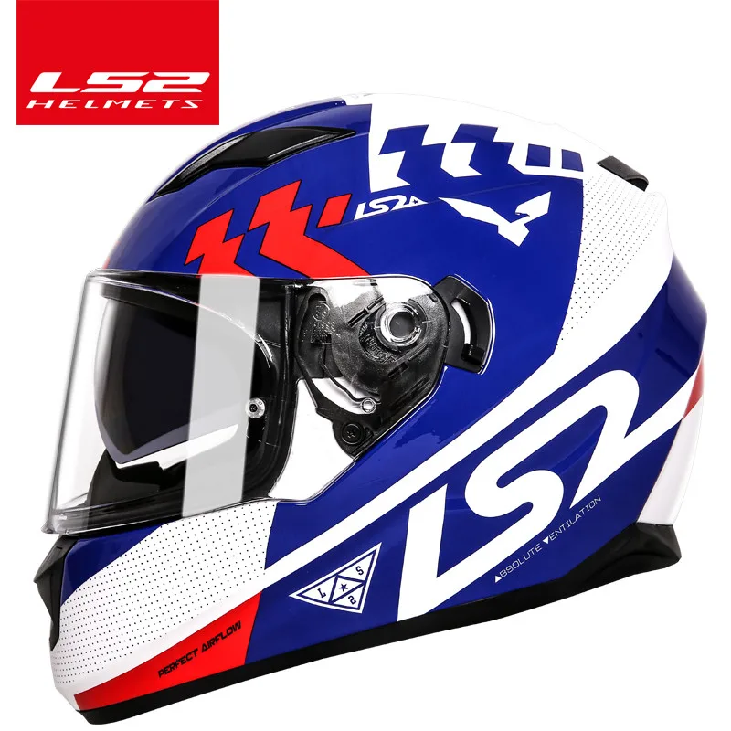 LS2 ff328 motorcycle font b helmet b font with inner sun visor dual lens moto font