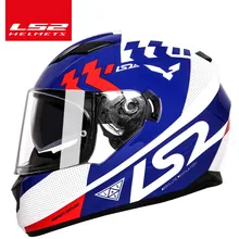 LS2 ff328 motorcycle font b helmet b font with inner sun visor dual lens moto font