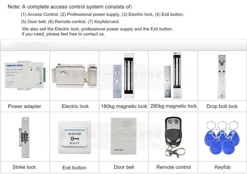 DIYSECUR KD2000 дверь RFID ID Card Reader клавиатура контроля доступа+ Free10 ID Card брелоки